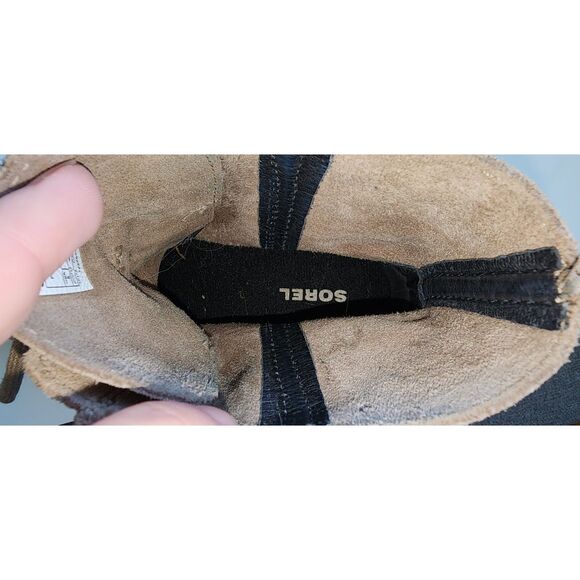 Sorel Joan of Arctic Wedge II Tan Suede Bootie Boots 3\